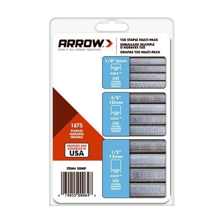 Arrow Fastener 1875CT Multi T50 Staple 50MP